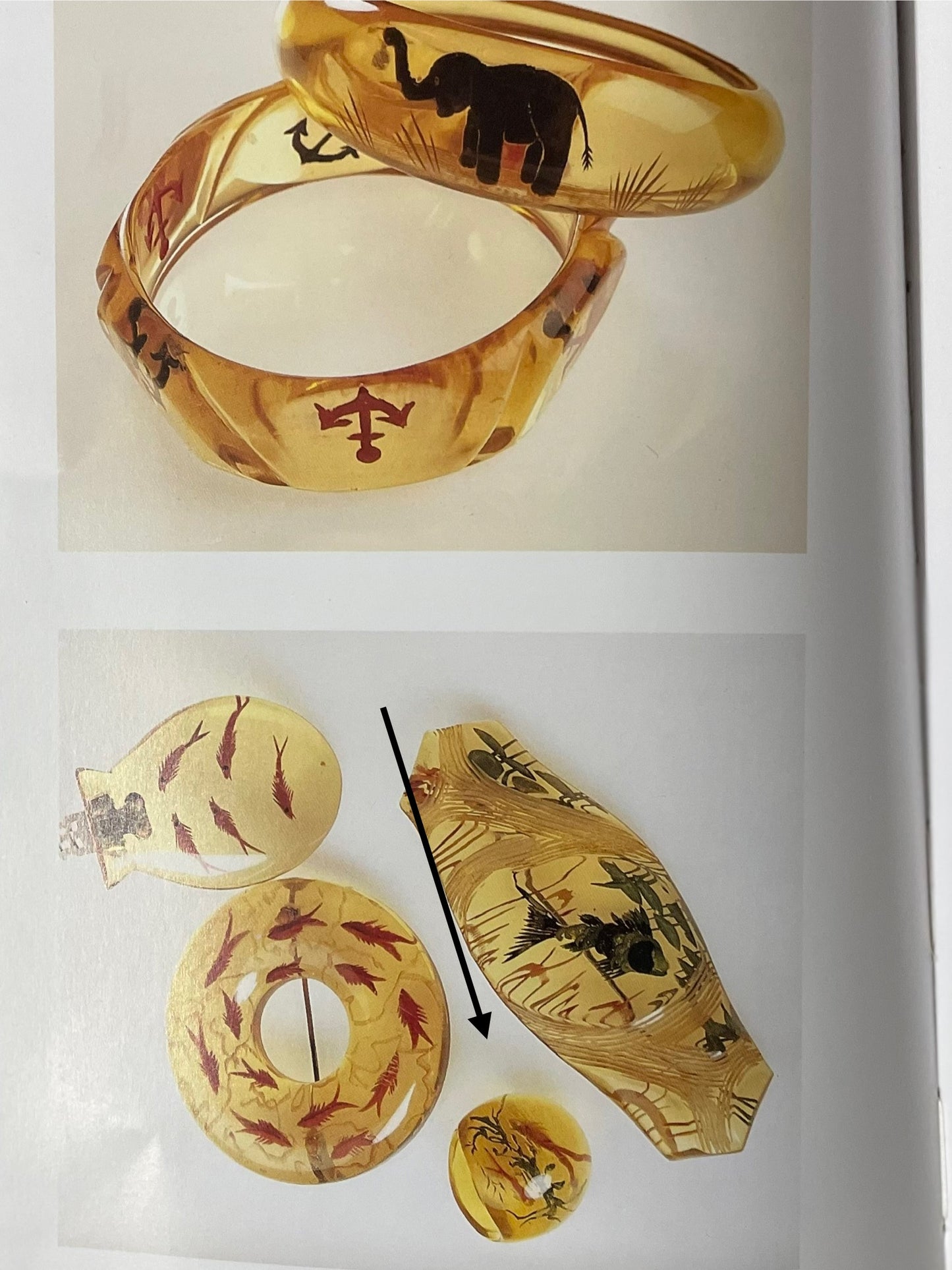 クリア(金魚彫刻彫)リング