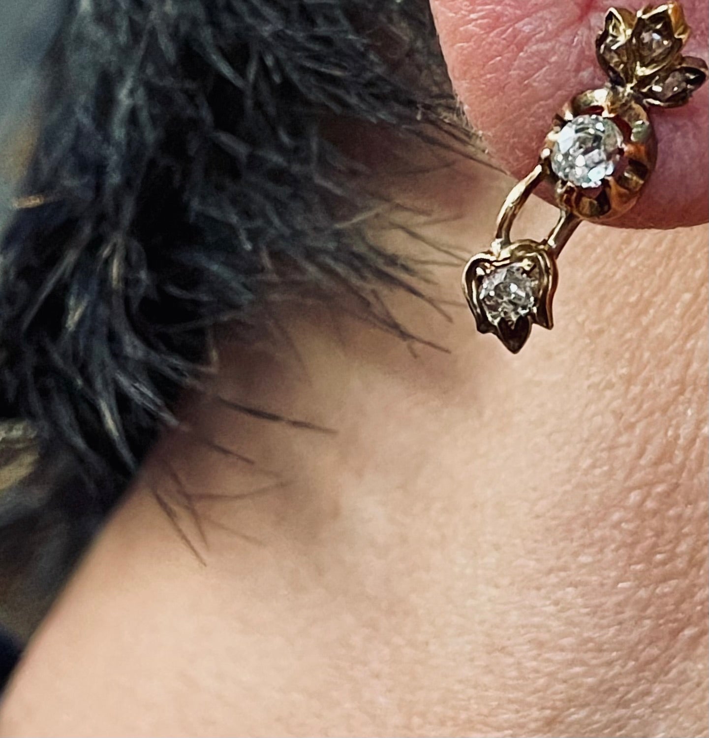 ダイヤモンドピアス