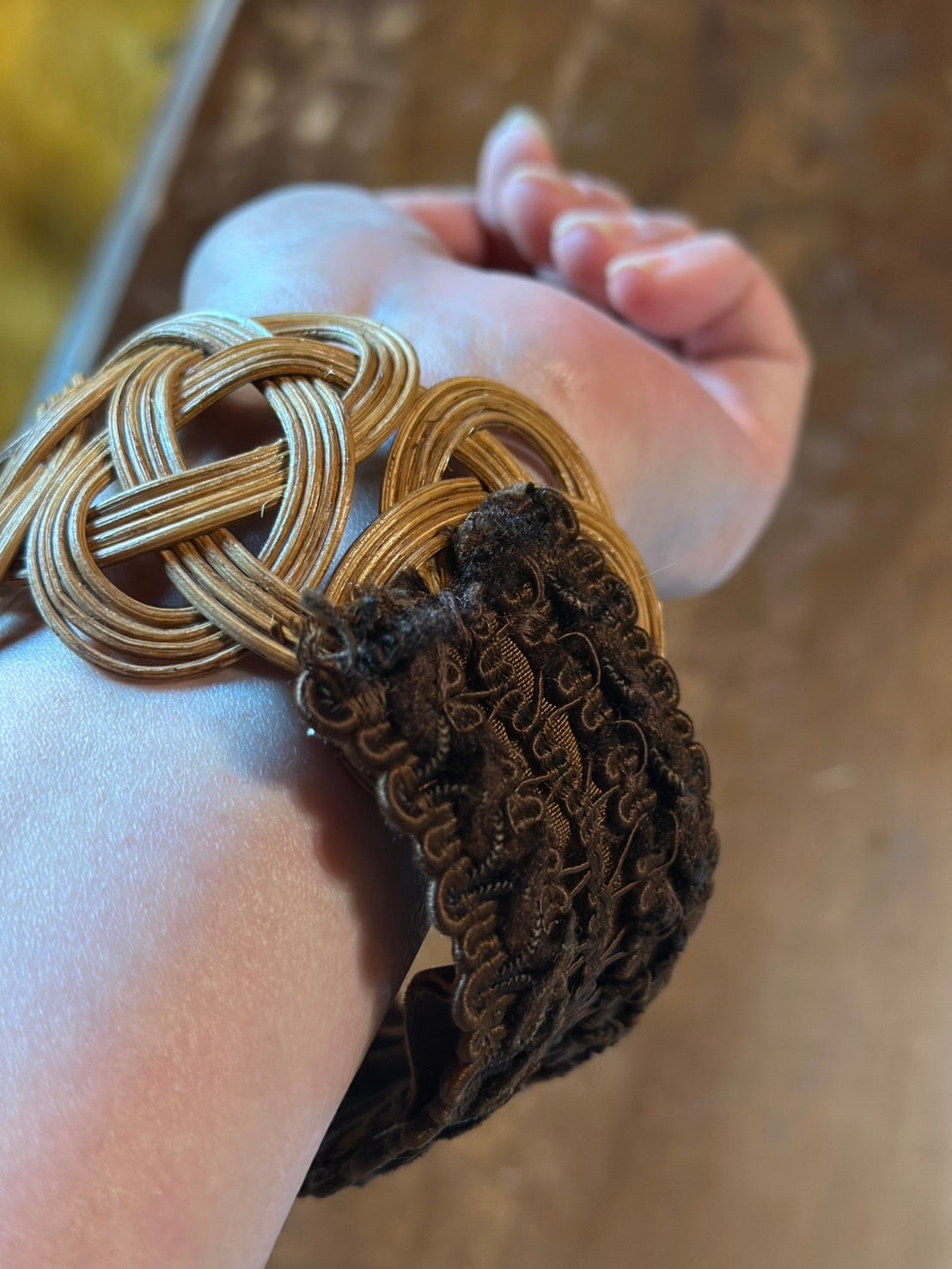 アンティークブレスブレード（braid）部分