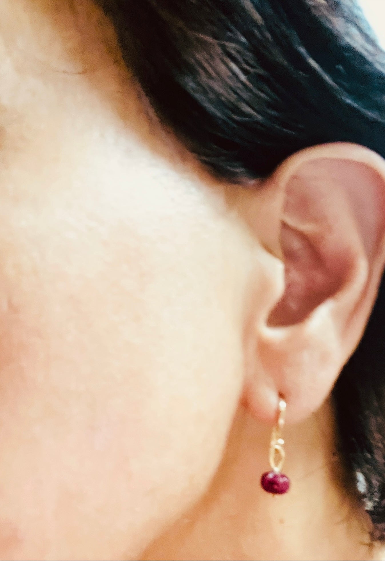 ルビーカービングアートピースペンダントトップ