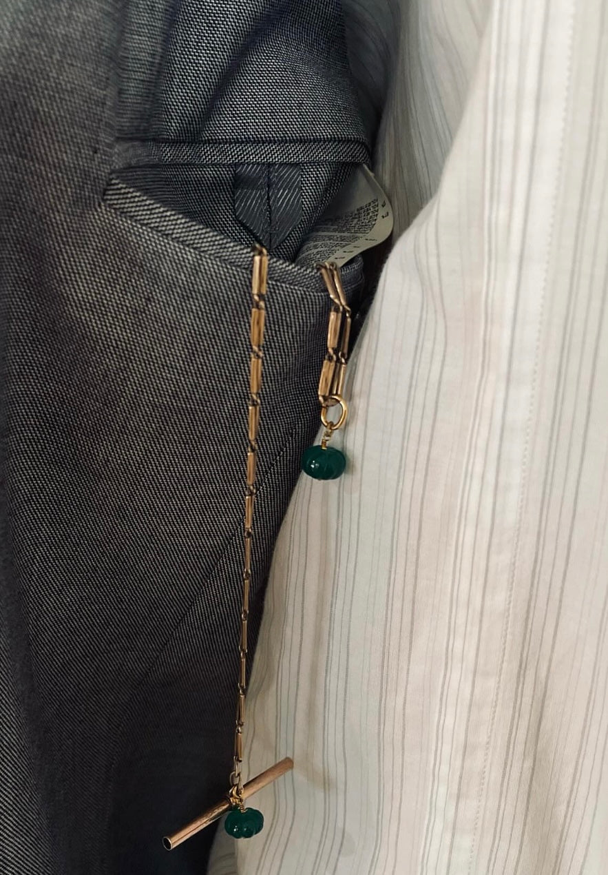 ロールド・ゴールド連鎖チェーンネックレス