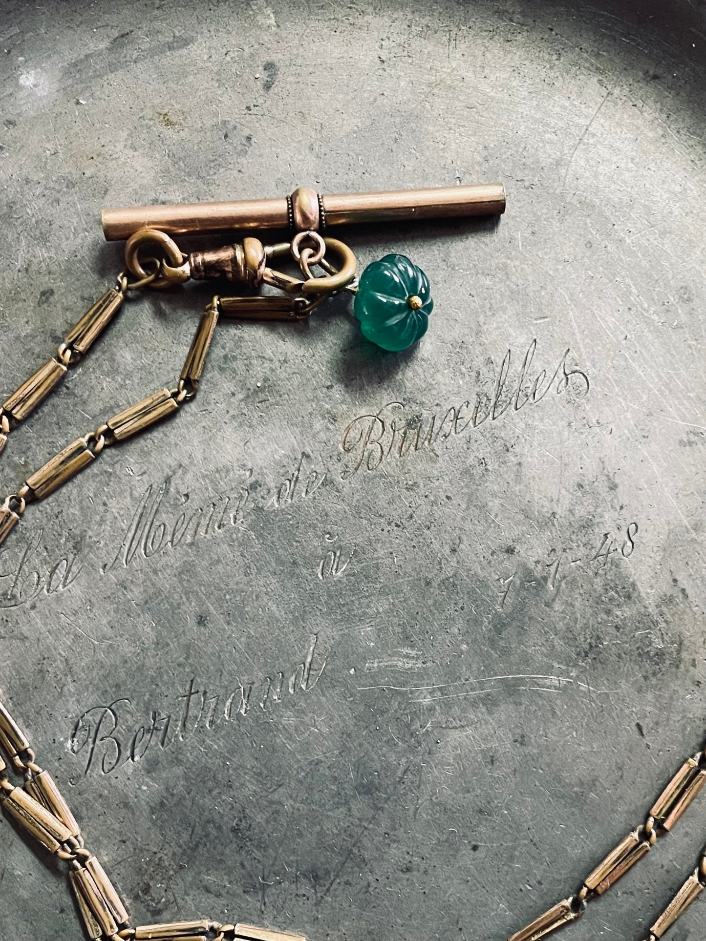 ロールド・ゴールド連鎖チェーンネックレス