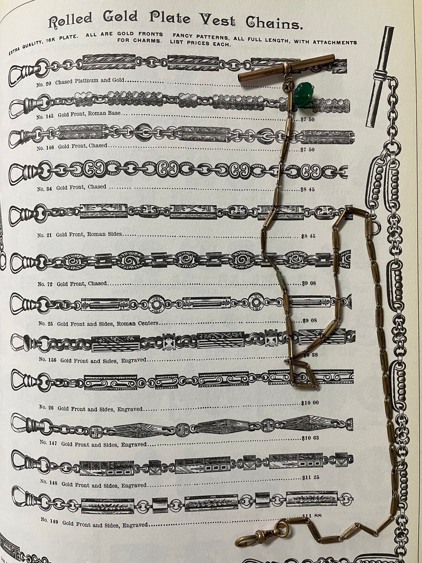 ロールド・ゴールド連鎖チェーンネックレス