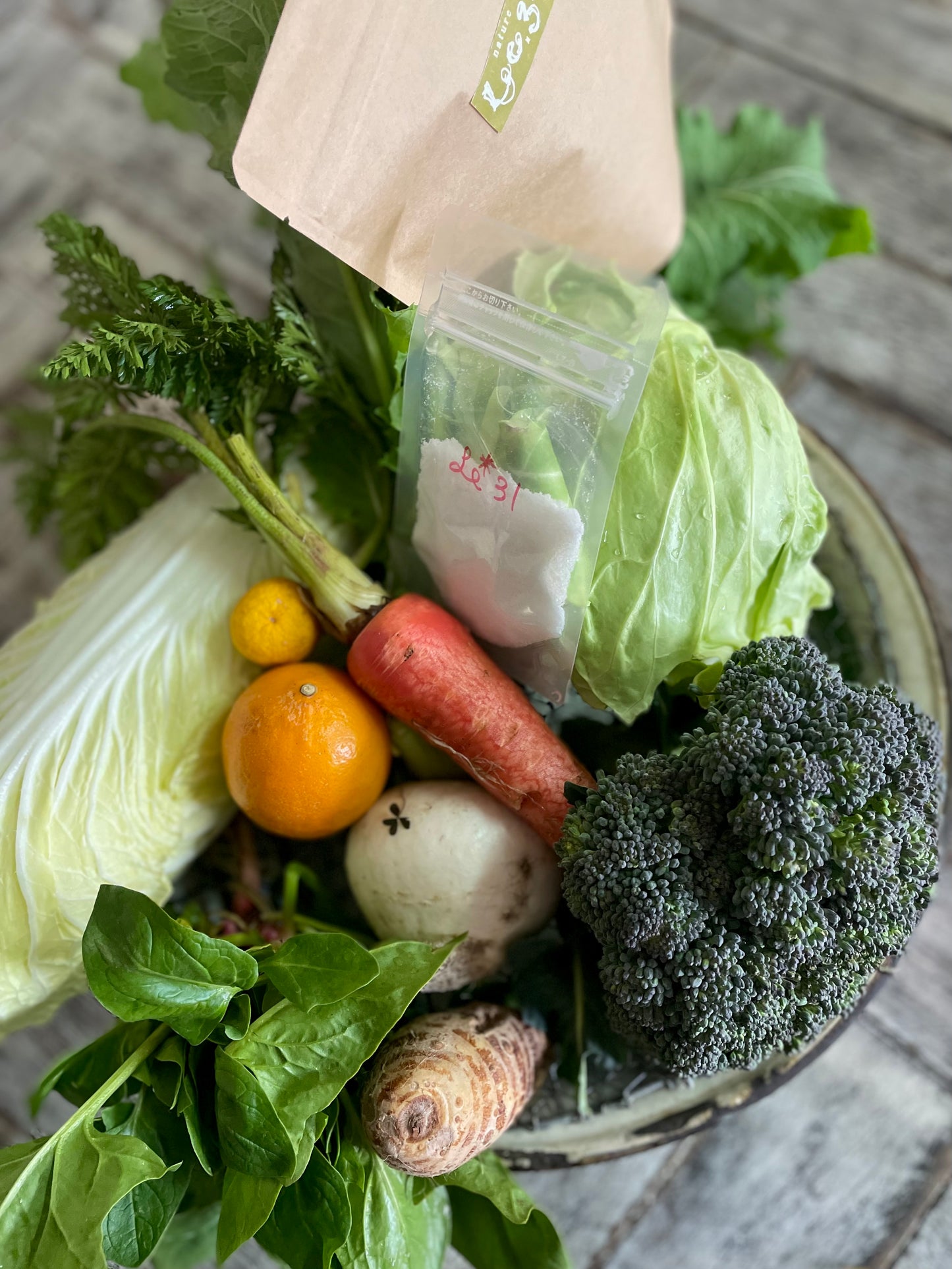 旬のおいしい食材とソルトウォーター31の組み合わせセット